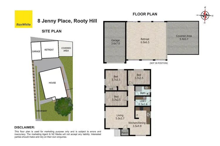 Floorplan of Homely house listing, 8 Jenny Place, Rooty Hill NSW 2766