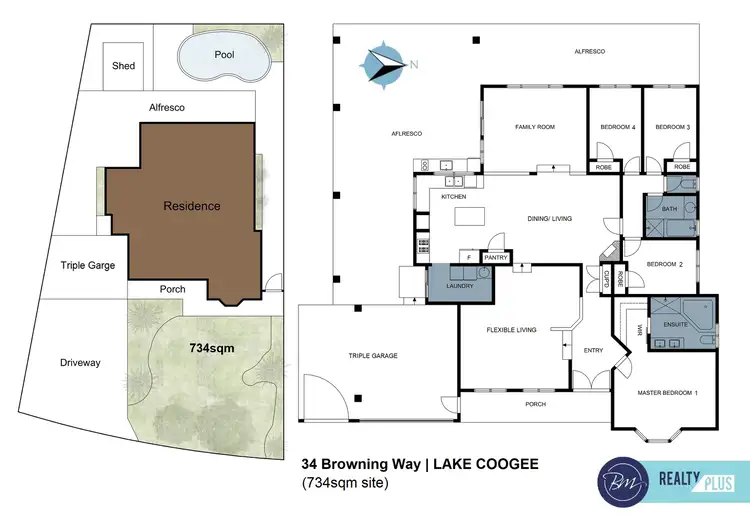 Floorplan of Homely house listing, 34 Browning Way, Lake Coogee WA 6166