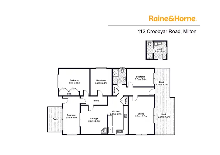 Floorplan of Homely house listing, 112 Croobyar Road, Milton NSW 2538