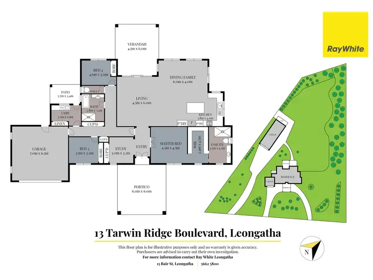 Floorplan of Homely house listing, 13 Tarwin Ridge Boulevard, Leongatha VIC 3953