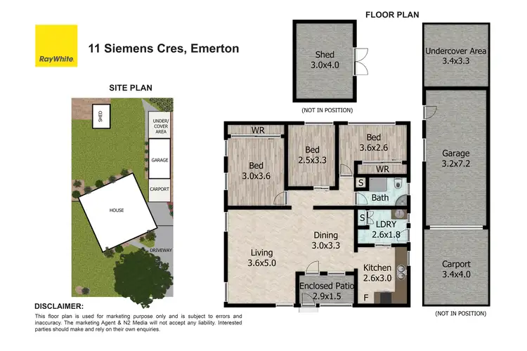 Floorplan of Homely house listing, 11 Siemens Crescent, Emerton NSW 2770