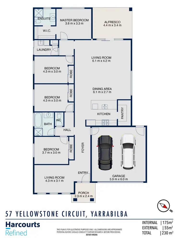 Floorplan of Homely house listing, 57 Yellowstone Circuit, Yarrabilba QLD 4207