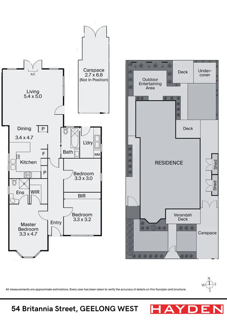 Floorplan of Homely house listing, 54 Britannia Street, Geelong West VIC 3218