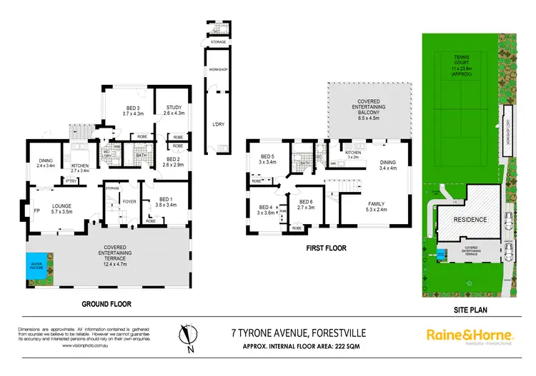 Floorplan of Homely house listing, 7 Tyrone Avenue, Forestville NSW 2087