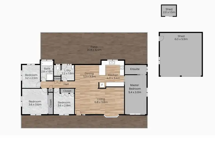 Floorplan of Homely house listing, 2 Audrey Street, Slacks Creek QLD 4127