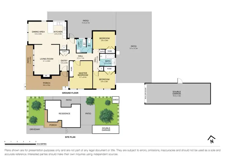 Floorplan of Homely house listing, 10 Arbor Terrace, Avondale Heights VIC 3034