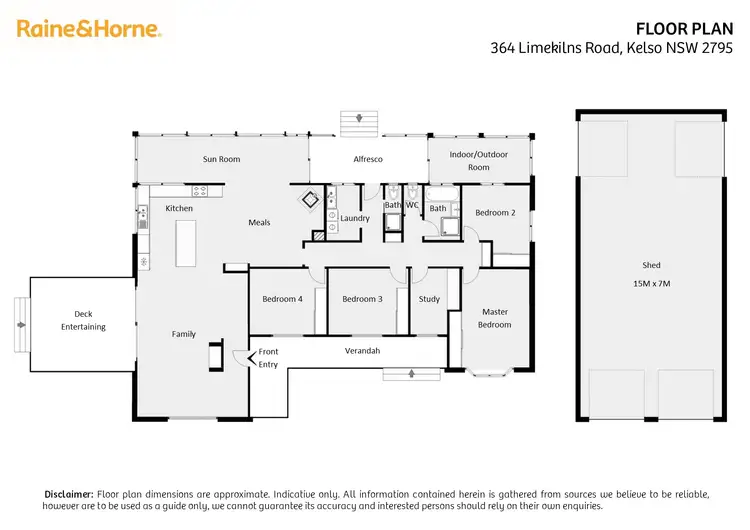 Floorplan of Homely house listing, 364 Limekilns Road, Kelso NSW 2795
