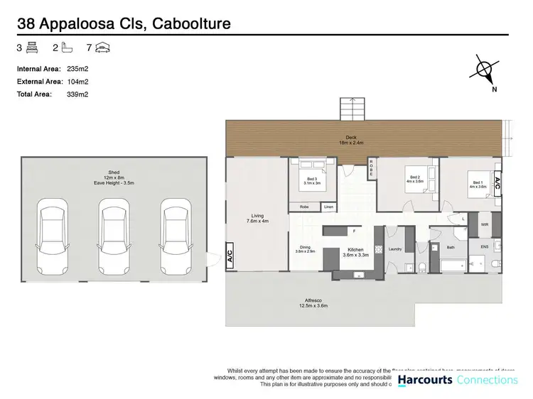 Floorplan of Homely house listing, 38 Appaloosa Close, Caboolture QLD 4510