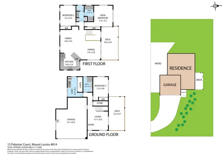 Floorplan of Homely house listing, 15 Palomar Court, Mount Louisa QLD 4814