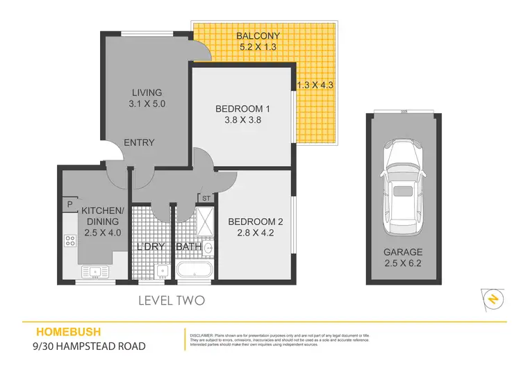 Floorplan of Homely apartment listing, 9/30 Hampstead Road, Homebush West NSW 2140