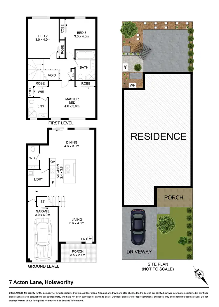 Floorplan of Homely house listing, 7 Acton Ln,, Holsworthy NSW 2173