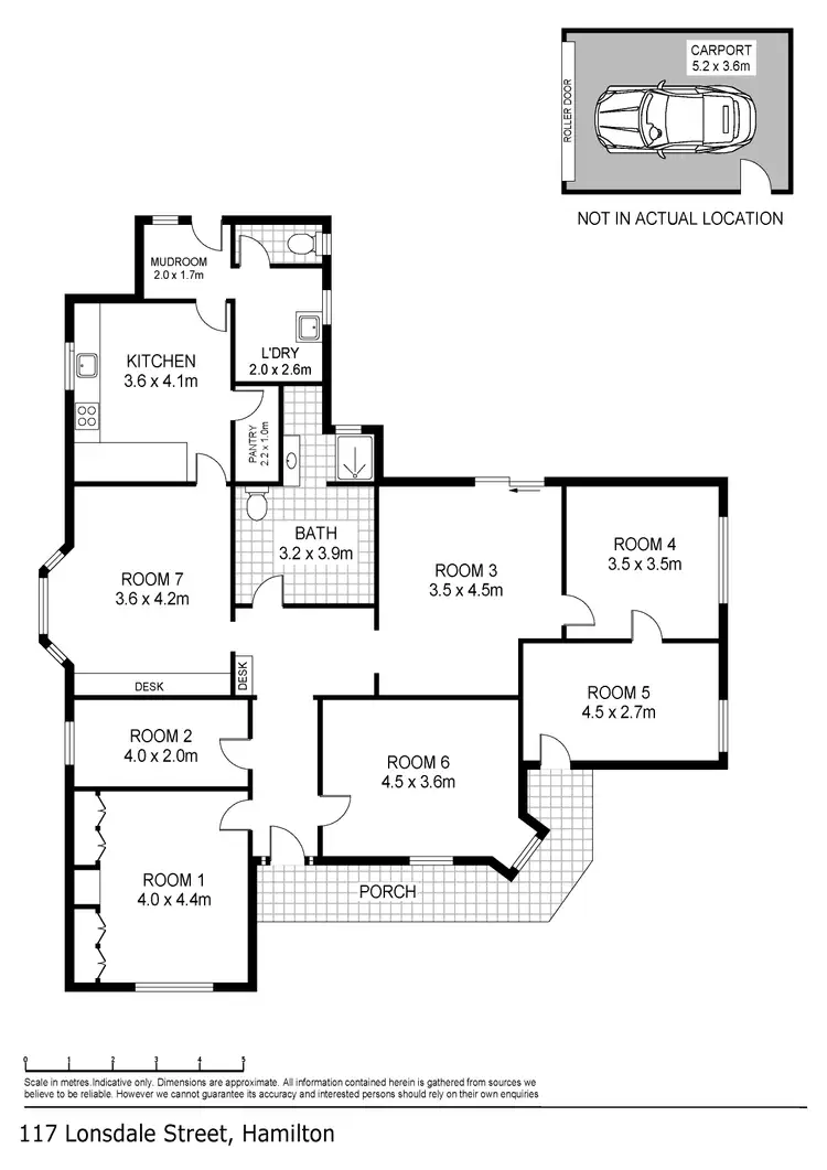 Floorplan of Homely house listing, 117 Lonsdale Street, Hamilton VIC 3300
