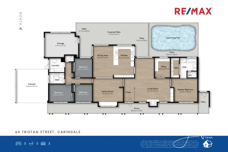 Floorplan of Homely house listing, 69 Tristan Street, Carindale QLD 4152