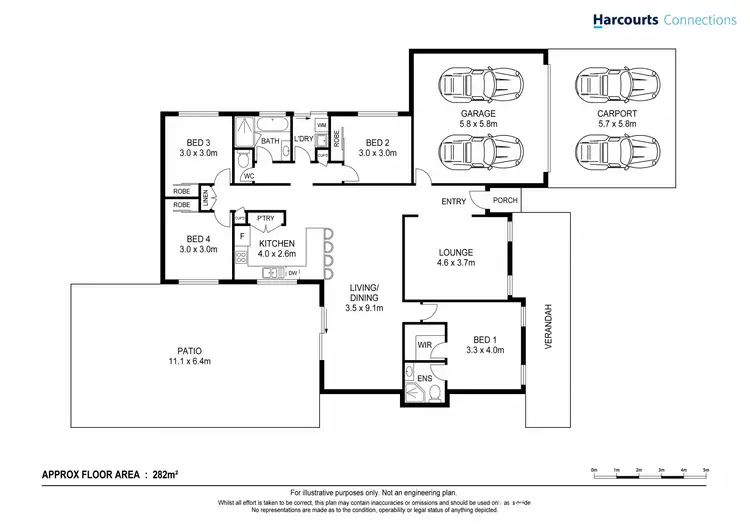 Floorplan of Homely house listing, 45 Sunflower Crescent, Upper Caboolture QLD 4510