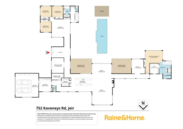 Floorplan of Homely house listing, 752 Kaveneys Road, Jeir NSW 2582