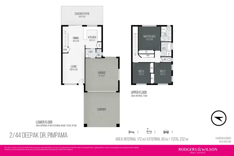 Floorplan of Homely house listing, 2/44 Deepak Drive, Pimpama QLD 4209
