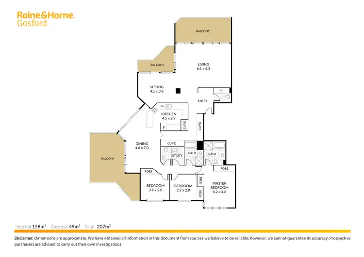 Floorplan of Homely unit listing, 23/91-95 John Whiteway Drive, Gosford NSW 2250