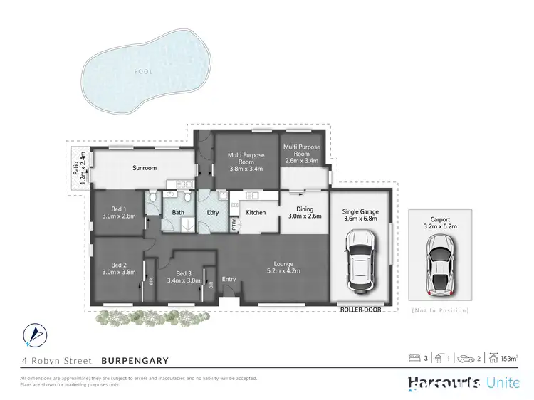 Floorplan of Homely house listing, 4 Robyn Street, Burpengary QLD 4505