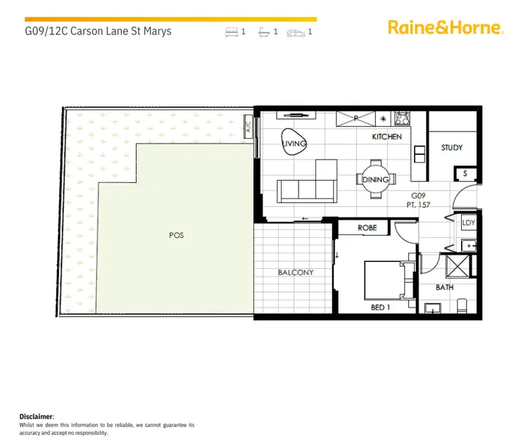 Floorplan of Homely apartment listing, G09/12C Carson Lane, St Marys NSW 2760