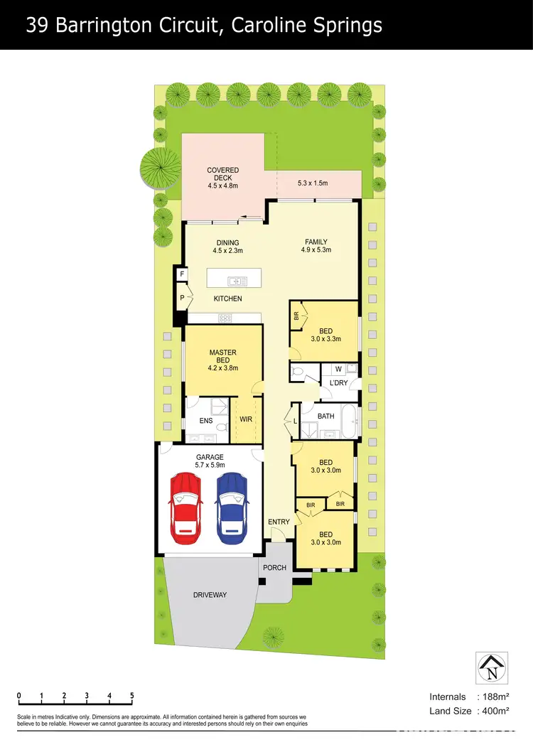 Floorplan of Homely house listing, 39 Barrington Circuit, Caroline Springs VIC 3023