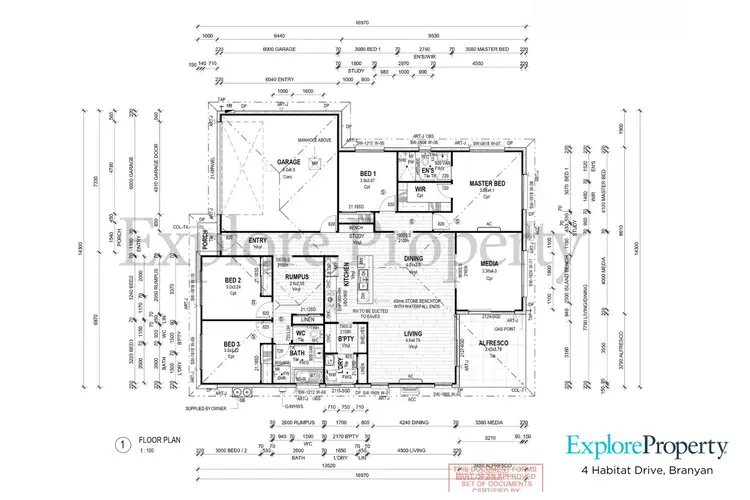Floorplan of Homely house listing, 4 Habitat Drive, Branyan QLD 4670
