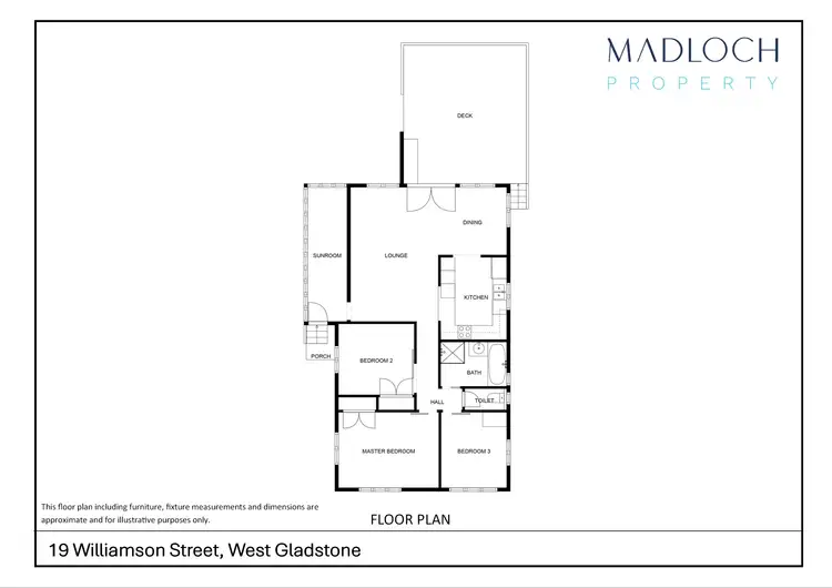 Floorplan of Homely house listing, 19 Williamson Street, West Gladstone QLD 4680