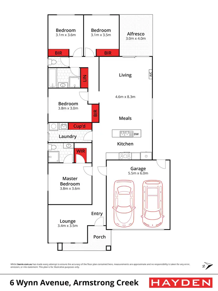 Floorplan of Homely house listing, 6 Wynn Ave, Armstrong Creek VIC 3217