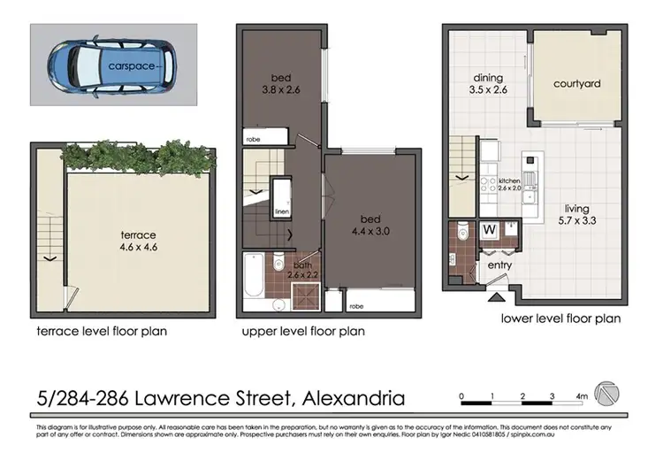 Floorplan of Homely apartment listing, 5/284-286 Lawrence Street, Alexandria NSW 2015