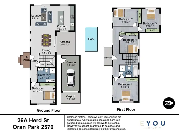 Floorplan of Homely house listing, 26A Herd Street, Oran Park NSW 2570