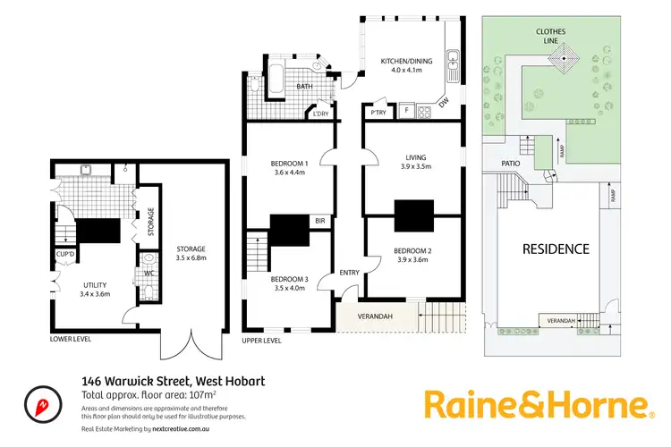 Floorplan of Homely house listing, 146 Warwick Street, West Hobart TAS 7000