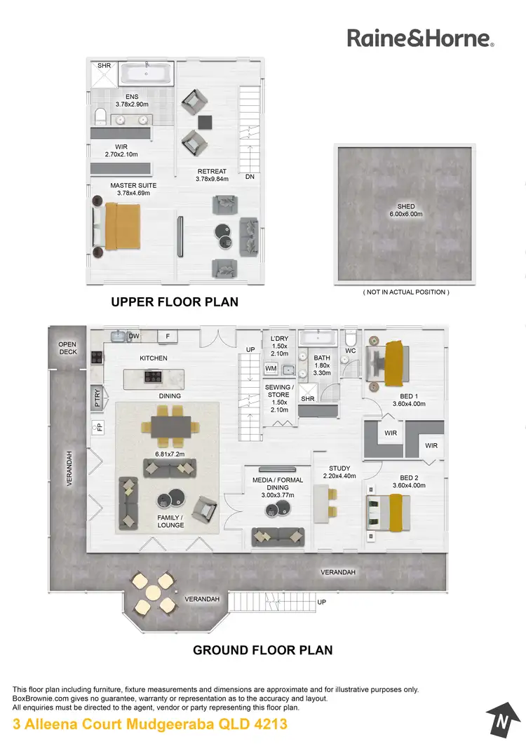 Floorplan of Homely house listing, 3 Alleena Court, Mudgeeraba QLD 4213