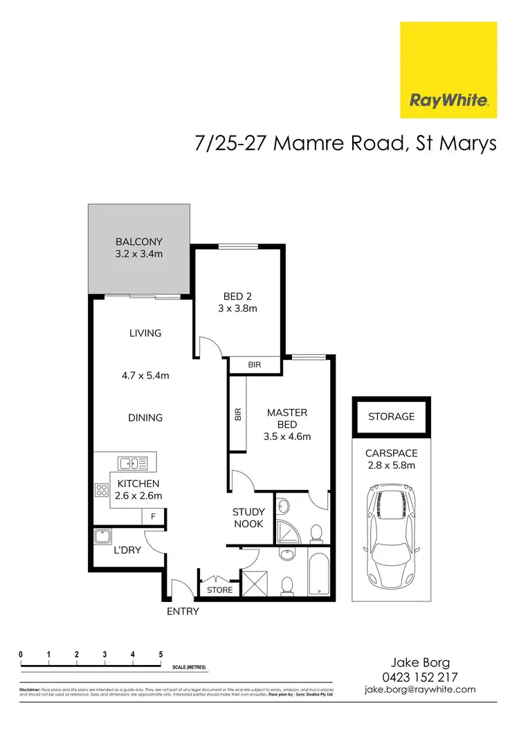 Floorplan of Homely unit listing, 7/25-27 Mamre Road, St Marys NSW 2760