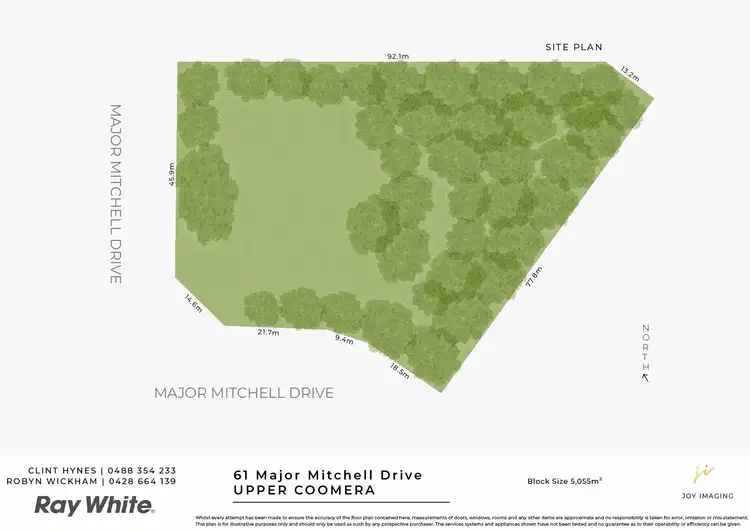 Floorplan of Homely land listing, 61 Major Mitchell Drive, Upper Coomera QLD 4209