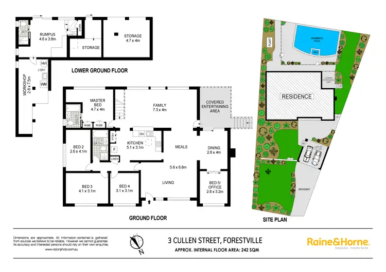 Floorplan of Homely house listing, 3 Cullen Street, Forestville NSW 2087