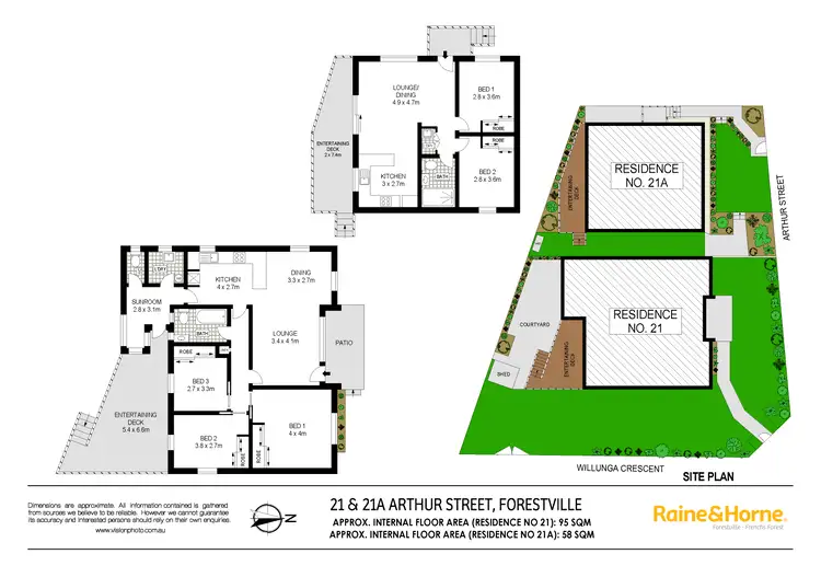 Floorplan of Homely house listing, 21 Arthur Street, Forestville NSW 2087