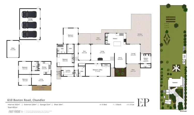 Floorplan of Homely house listing, 610 Boston Road, Chandler QLD 4155