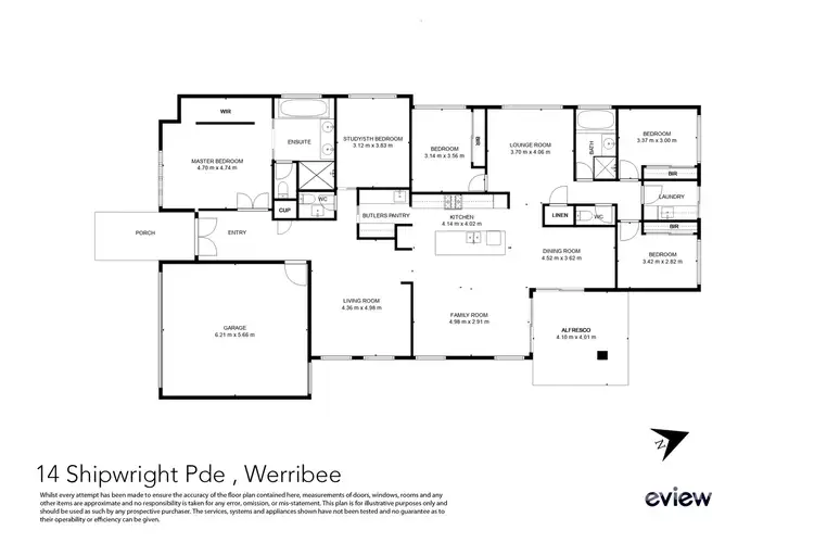 Floorplan of Homely house listing, 14 Shipwright Parade, Werribee VIC 3030