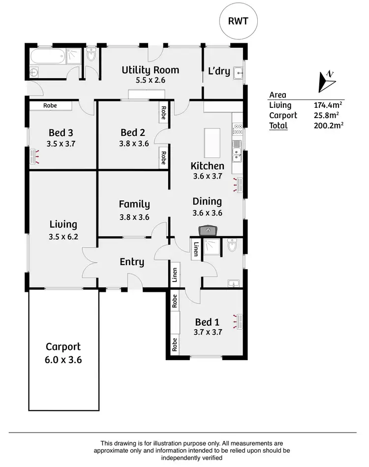 Floorplan of Homely house listing, 5 Jackson Avenue, Strathalbyn SA 5255