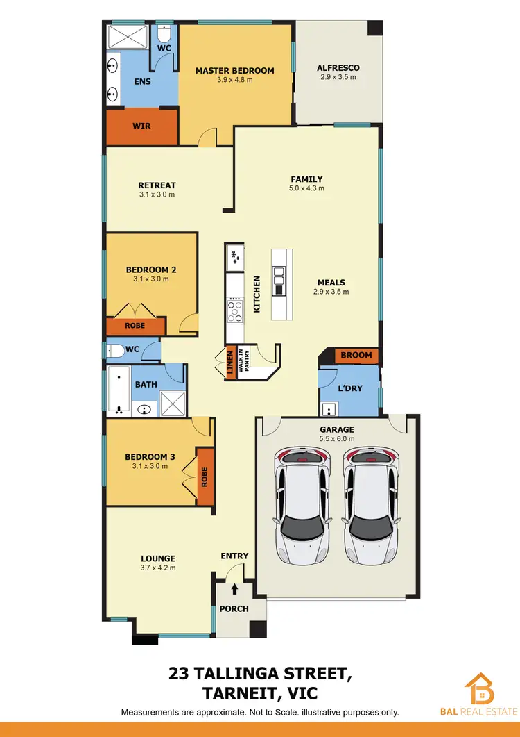 Floorplan of Homely house listing, 23 Tallinga Street, Tarneit VIC 3029