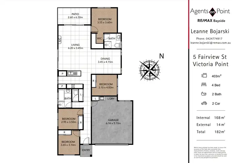 Floorplan of Homely house listing, 5 Fairview Street, Victoria Point QLD 4165