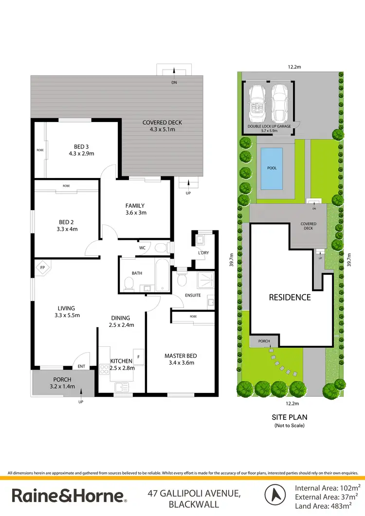 Floorplan of Homely house listing, 47 Gallipoli Avenue, Blackwall NSW 2256