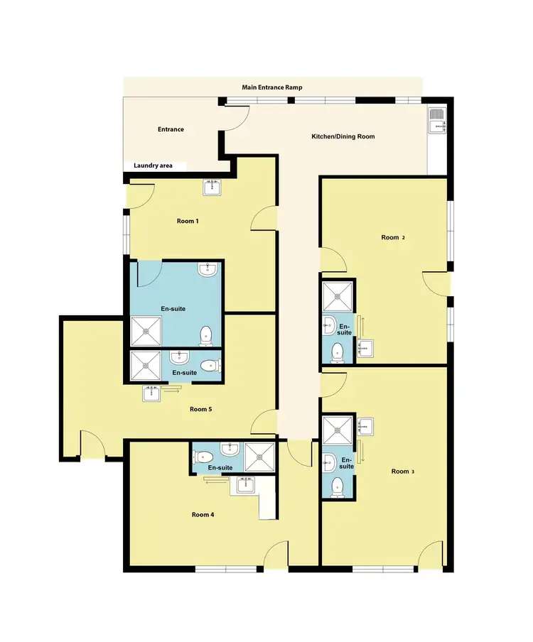 Floorplan of Homely house listing, 14 Queens Avenue, Ararat VIC 3377