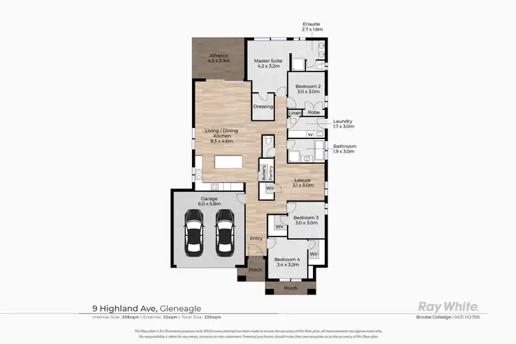 Floorplan of Homely house listing, 9 Highland Avenue, Gleneagle QLD 4285