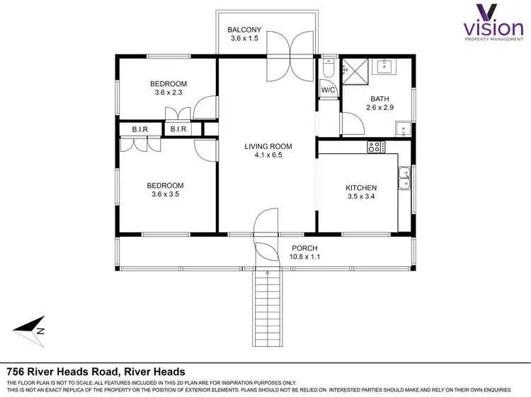 Floorplan of Homely house listing, 756 River Heads Road, River Heads QLD 4655