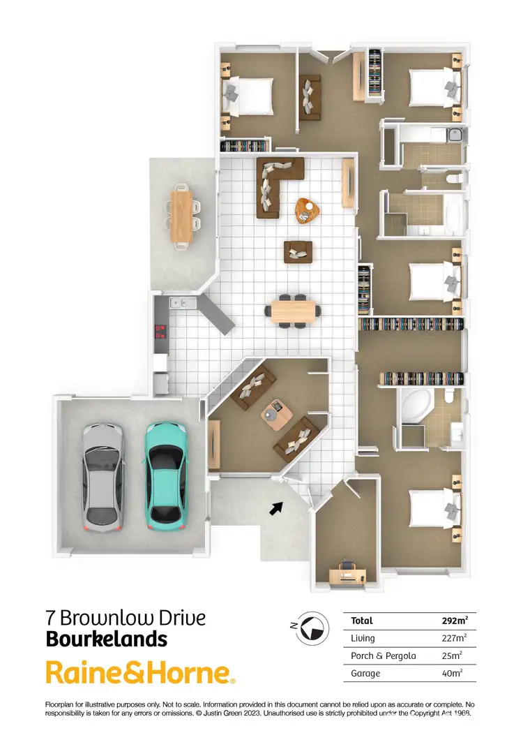 Floorplan of Homely house listing, 7 Brownlow Drive, Bourkelands NSW 2650