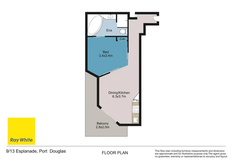 Floorplan of Homely apartment listing, 33/9-13 Esplanade, Port Douglas QLD 4877