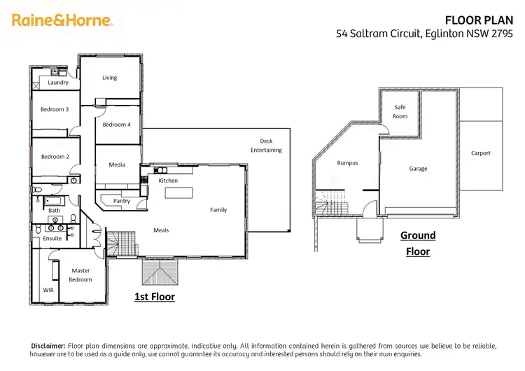 Floorplan of Homely house listing, 54 Saltram Circuit, Eglinton NSW 2795
