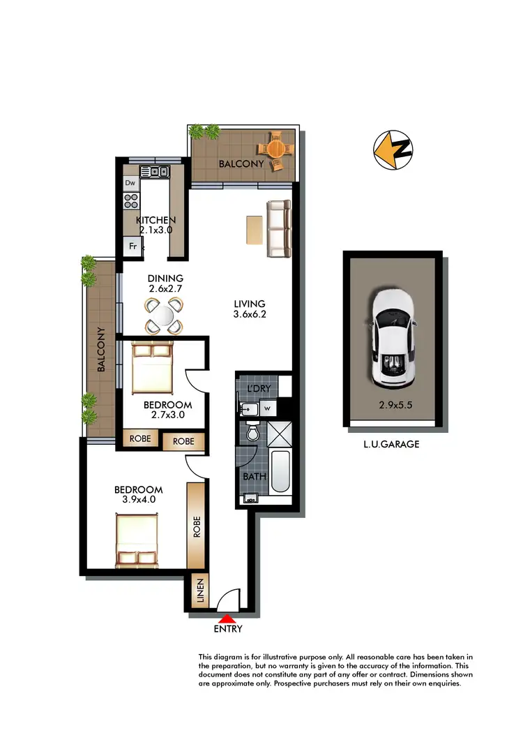 Floorplan of Homely apartment listing, 9/40-46 Penkivil Street, Bondi NSW 2026