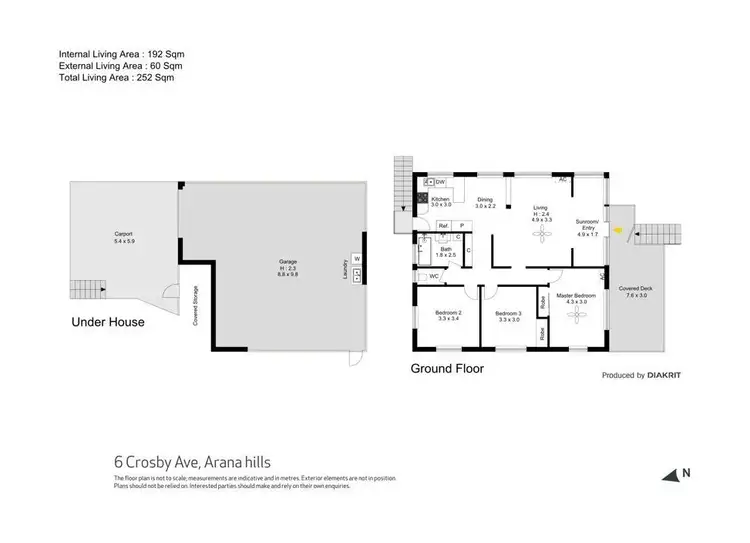 Floorplan of Homely house listing, 6 Crosby Avenue, Arana Hills QLD 4054