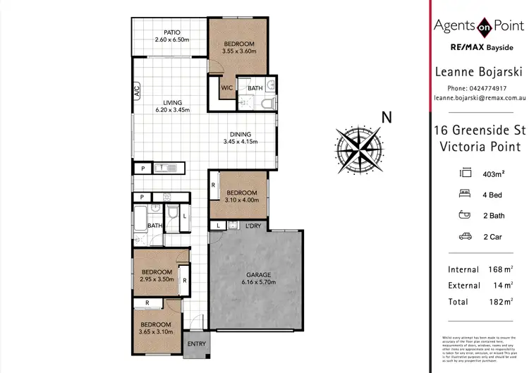 Floorplan of Homely house listing, 16 Greenside Street, Victoria Point QLD 4165